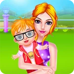 Logo of Mommy and Little Baby Day android Application 